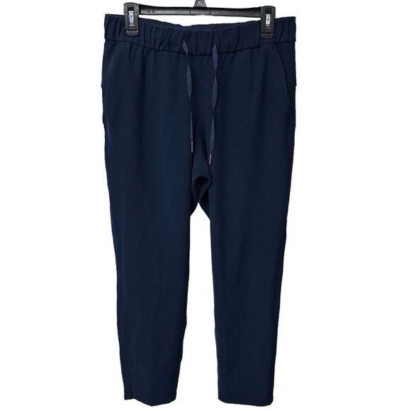 Lululemon Pants Women 8 Blue On The Fly Lightweight Travel Lounge Outdoor - Picture 8 of 8